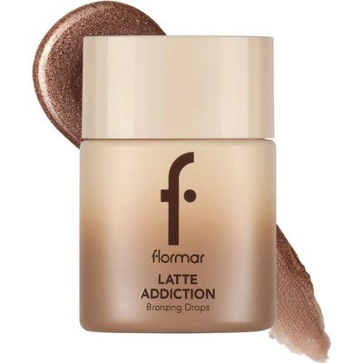 Flormar tekutý bronzer Latte Addiction Bronzing Drops 001 Blonde Espresso 30 ml