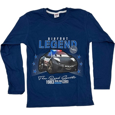 Zeyrek chlapčenské tričko s dlhým rukávom Legend modrá