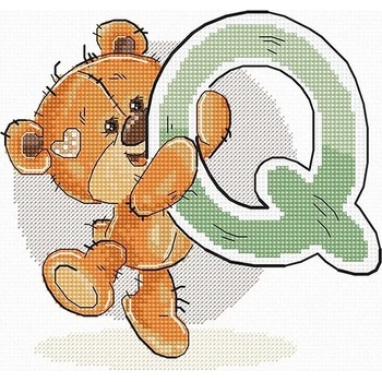 Luca-S Буква " q" - гоблен със схема b1218