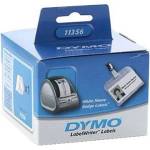 DYMO 11356, S0722560, 41mm x 89mm, бели хартиени етикети за табелки с имена (S0722560)