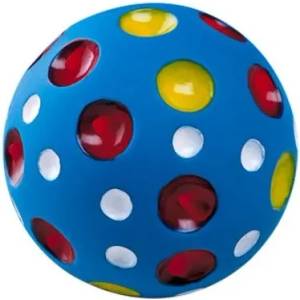 Ferplast - Cheese Ball Pa6010 - Гумена свиреща топка за кучета, 6 см