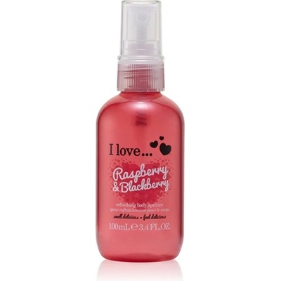 I Love Raspberry & Blueberry спрей за тяло 100мл за жени 100 мл