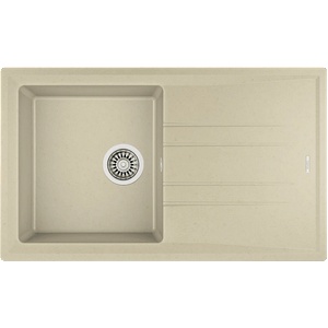 Teka Гранитна мивка, обръщаема, за шкаф 50 см Stone 50 B-TG СЛОНОВА КОСТ (М.1021.СК) - bay Мивка за вграждане