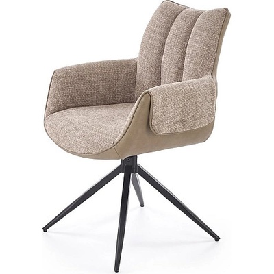 ЕВРОМАР Трапезен стол k 579 кафяв / черен