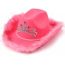 Boland Růžový kovbojský klobouk