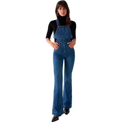 Salsa jeans Дънки Salsa jeans Overall Glamour Flare Fit overall - Blue (Medium Wash)