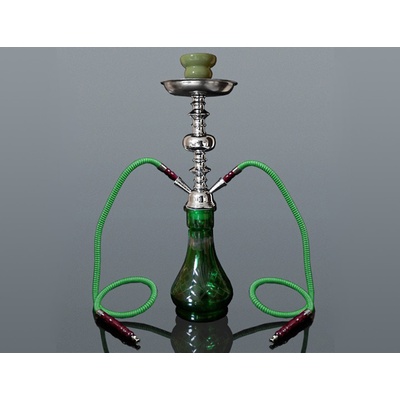 SHISHA 2 zelená s kufríkom 48 cm