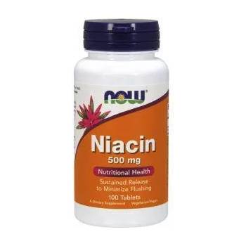 NOW Витамин Б-3 - 500 мг. , Ниацин - Vitamin B-3, Niacin - 100 таблетки - NOW FOODS, NF0480