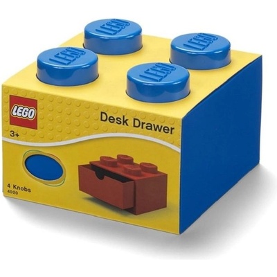 LEGO® Písací box 4 so zásuvkou modrý