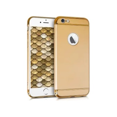 kwmobile Кейс с алуминиев ръб за Apple iPhone 6 - бежов