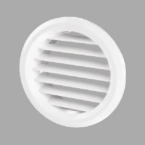 Vents РЕШЕТКА ПЛАСТМАСА ДВОЙНА Ф50 БЯЛА (4823016205001)
