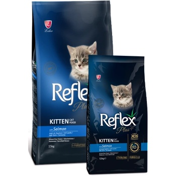 Image 1 of Lider Pet Food Reflex+ Kitten Salmon1.5kg - Пълноценна храна за подрастващи котки от всички породи със сьомга 1.5 кг