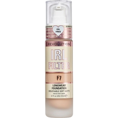 Makeup Revolution Дълготраен фон дьо тен IRL Filter, F7, 23 ml