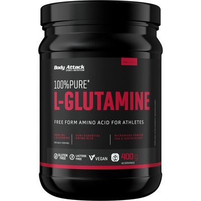 Body Attack 100% Pure L-Glutamine 400 g