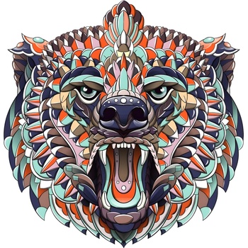 HARAHU Дървено пъзел - Bear / S KP21930 (21930)