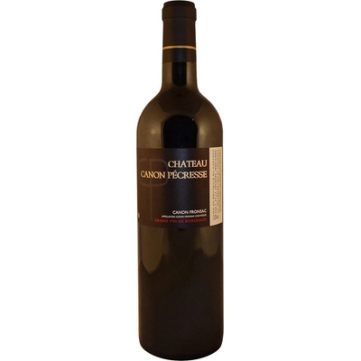 Chateau Canon Pecresse Canon-Fronsac červené suché 2013 13,5% 0,75 l (holá láhev)