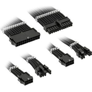 Kolink Core Standard Braided Cable Extension Kit - Jet Black (ZUAD-1419)