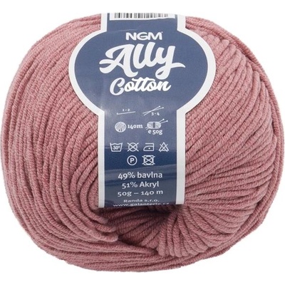 Ally cotton 50 g – 024 staroružová