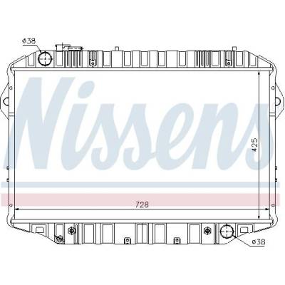 Chladič motoru NISSENS 64861