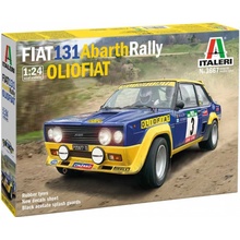 Italeri FIAT 131 Abarth Rally OLIO FIAT Model Kit auto 3667 1:24