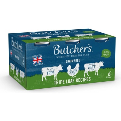 Butcher's Dog Original dršťky kuře hovězí 6 x 400 g