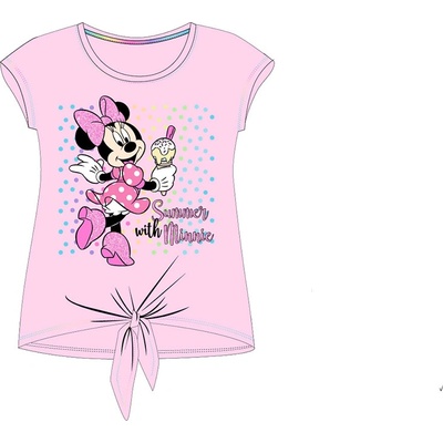 EPLUSM dievčenské tričko Minnie Mouse ružové