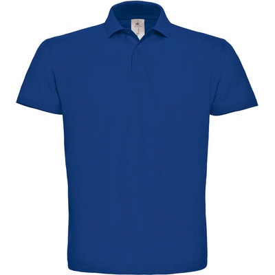 B&C ID.001 Piqué polo tričko modré royal