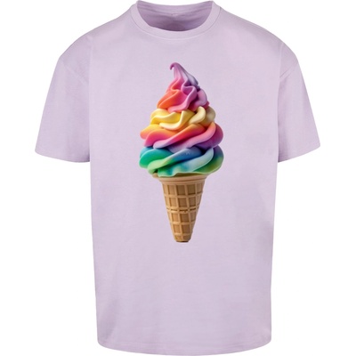 Mister Tee Тениска Pride Scoops Heavy Oversized T-shirt lilac XXLUB-MP0008658-00145 - Тъмносив, размер L