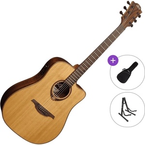 LÂG GUITARS Tramontane 118 T118DCE Standard SET Natural Електро-акустична китара Дреднаут