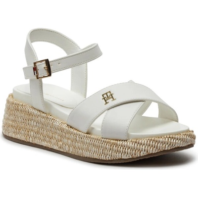 Tommy Hilfiger Еспадрили Tommy Hilfiger Platform Sandal T3A2-33264-0326 S White 100 (Platform Sandal T3A2-33264-0326 S)