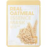 Farmstay Real Oatmeal Essence Mask - Успокояваща текстилна маска с екстракт от овес 1бр/23мл
