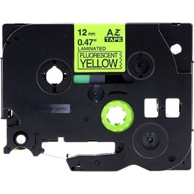 Alternativní páska Brother TZ-C31/TZe-C31 12 mm x 8 m, signální černý tisk/žlutý podklad