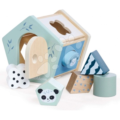 Eichhorn didaktický domeček shape box panda se 6 vkládacími kostkami