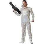 BigBuy Carnival Маскировъчен костюм за възрастни Бял Размер m/l 261942