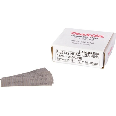 Klince - pinky pozink 18mm 10000 ks MAKITA F-32142