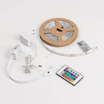 Briloner LED RGBW димируема лента LED/9W/230V 5m Wi-Fi + дистанционно управление (BL2254)