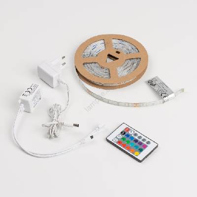 Briloner LED RGBW димируема лента LED/9W/230V 5m Wi-Fi + дистанционно управление (BL2254)