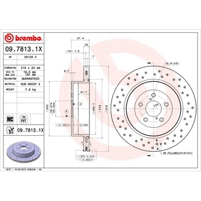 BREMBO 09.7813.1X