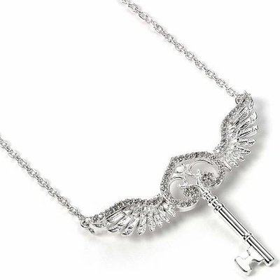 Carat Shop Stříbrný náhrdelník Harry Potter létající klíč s krystaly BHPSN055