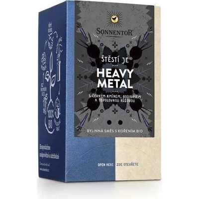 Sonnentor Štěstí je Heavy Metal porcovaný Bio 18 sáčků