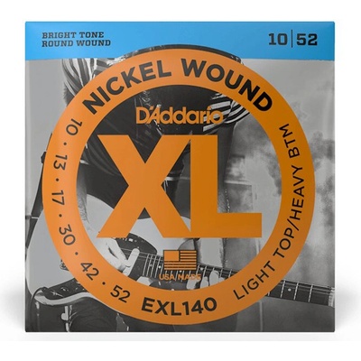 D'Addario EXL140, Струни за електрическа китара 10-52 (EXL140)