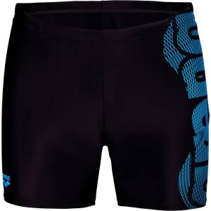 arena Мъжки бански слипове Arena Swim Mid Jammer Graphic Swim brief - Black / Turquoise - размер 4 (DE) (050-2246-0212)
