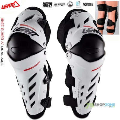 Leatt Knee & Shin Guard Dual Axis biela