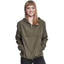 Ladies Basic Pull Over Jacket dark olive