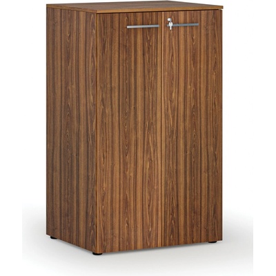 Primo Kancelárska skriňa s dverami WOOD, 3 police, 1335 x 800 x 640 mm, orech