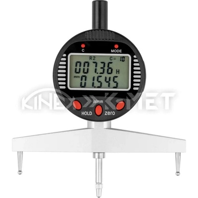 K-MET Дигитален радиусомер за външно и вътрешно измерване K-MET 1155-25-705, 5-700 mm, 0.005 mm (1155-25-705)