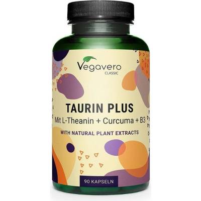 Vegavero Taurin Plus, 90 капсули, Vegavero (VV-VITA-357)