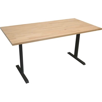 ZLKL Kancelářský stůl 1150 x 800 mm P00264-13 buková spárovka/černý