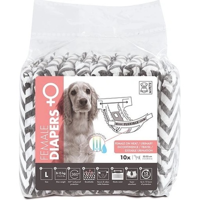 M-Pets Jednorázové pleny pro feny L 10 ks
