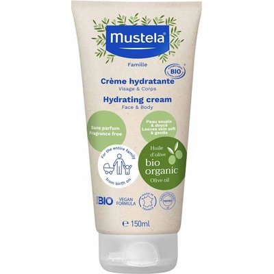 Mustela Органик хидратиращ крем Mustela - 150 ml